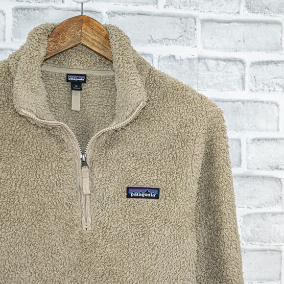 Patagonia Women's Los Gatos Fleece 1/4 Zip Sweater jacket in ELKH size Medium - Picture 10 of 10